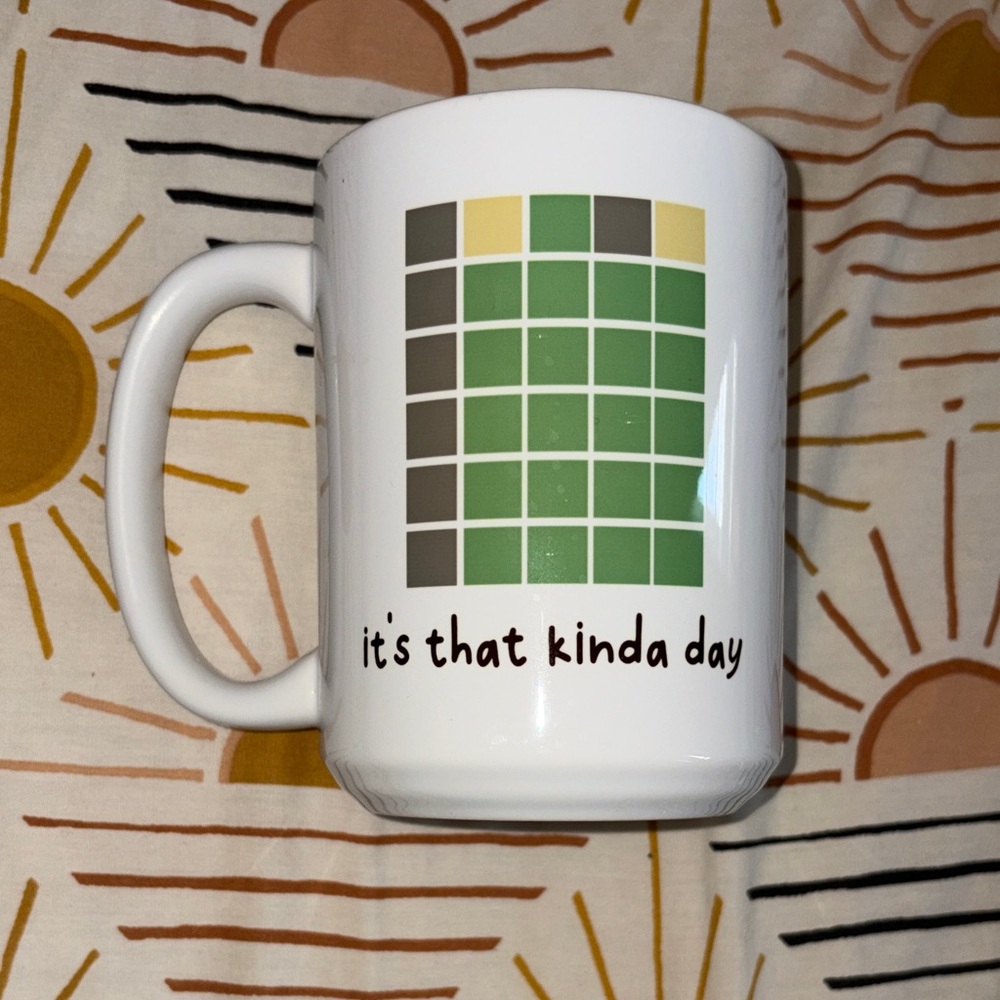 wordle mug - It's That Kinda Day